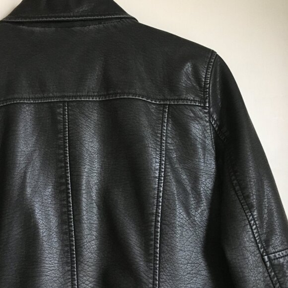 Point Zero Nicole Benisti Vegan Leather Moto Jacket - Picture 6 of 16